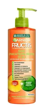 Garnier fructis sos спасатель 10в1 комплексный несмываемый крем для волос, крем для волос, 400 мл, 1 шт. фото