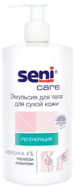 Seni Care Эмульсия для тела, эмульсия для наружного применения, 500 мл, 1 шт, для сухой кожи фото 