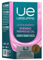 Uesupps Ultra Energy масло вечерней примулы, капсулы, 60 шт. фото