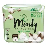 Monty Прокладки ежедневные в индивидуальной упаковке, прокладки ежедневные, 20 шт, 1 капля фото