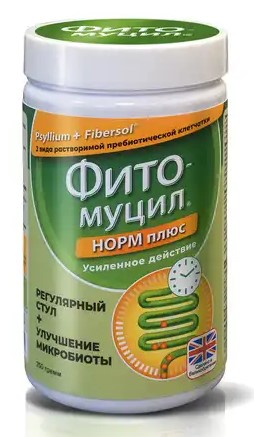 Фитомуцил Норм Плюс, порошок для приема внутрь, 250 г, 1 шт. фото