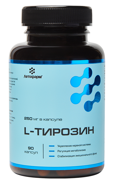 Летофарм L-тирозин, 250 мг, капсулы, 90 шт. фото