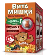 ВитаМишки Immuno + облепиха, пастилки жевательные, 30 шт, ассорти фото
