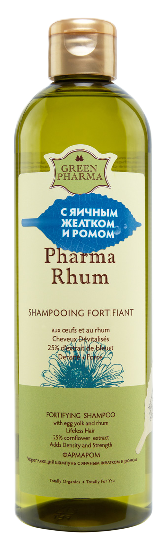 Грин Фарма Шампунь Pharma Rhum укрепляющий, шампунь, 500 мл, 1 шт. фото