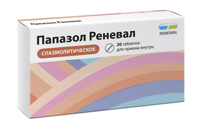 Папазол Реневал, 30 мг+30 мг, таблетки, 20 шт. фото