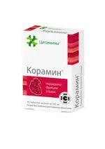 Корамин, 155 мг, таблетки, покрытые кишечнорастворимой оболочкой, 40 шт. фото 3