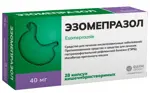 Эзомепразол, 40 мг, капсулы кишечнорастворимые, 28 шт. фото 