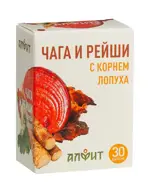 Алфит чага и рейши с корнем лопуха, капсулы, 30 шт. фото