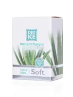 DEOICE Soft Дезодорант минеральный, 40,0 г, 1 шт, алоэ вера фото 2