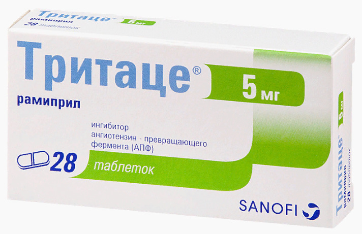 Тритаце, 5 мг, таблетки, 28 шт. фото