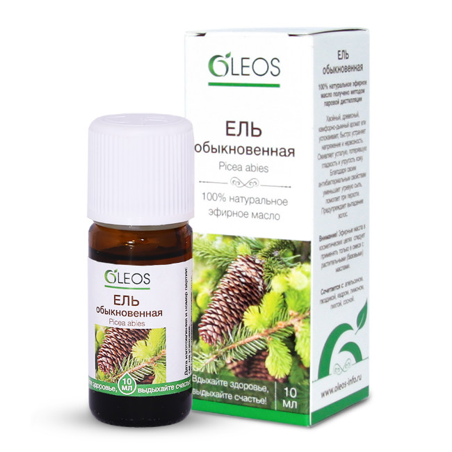 Oleos Ель Масло эфирное, 10 мл, 1 шт. фото