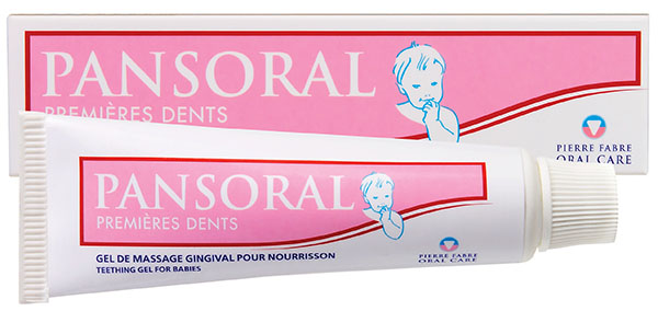 Пансорал первые зубы, гель для полости рта для детей, 15 г, 1 шт. фото