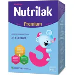 Nutrilak Premium 3 Сухой молочный напиток, 12+ мес, смесь молочная сухая, 600 г, 1 шт. фото