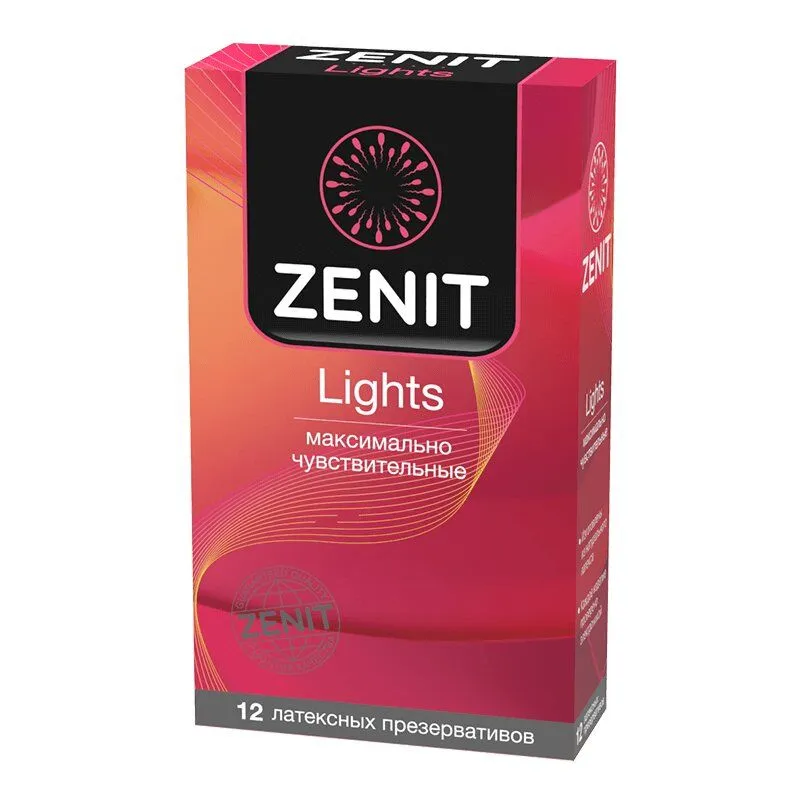 Zenit Lights Презервативы, 12 шт. фото
