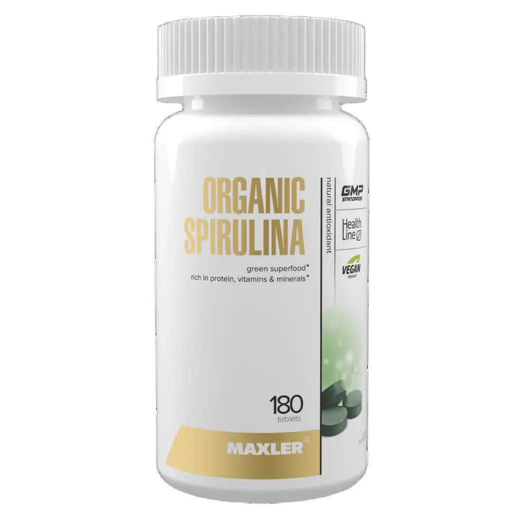 Maxler Спирулина органическая, таблетки, 180 шт. фото