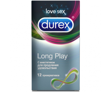 Durex Long Play презерватив с анестетиком, презерватив, 12 шт, гладкие фото