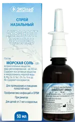 Аквасолт Эколаб, раствор для интраназального введения, 50 мл, 1 шт. фото