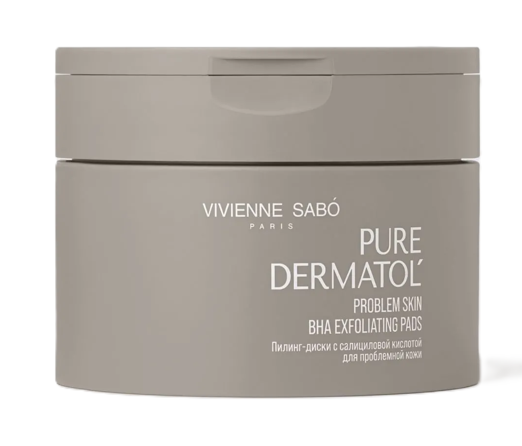 Vivienne Sabo Pure Dermatol Пилинг-диски c салициловой кислотой, 30 шт, для проблемной кожи фото