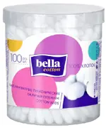 Bella Ватные палочки, ватные палочки в стакане, 100 шт. фото
