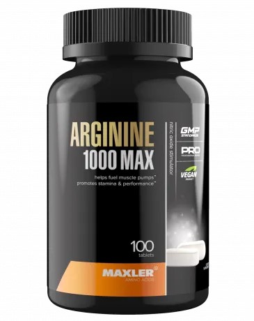 Maxler Аргинин Max, 1000 мг, таблетки, 100 шт. фото