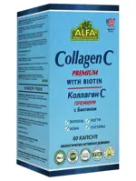 Alfa Vitamins Коллаген С премиум с биотином, капсулы, 60 шт. фото