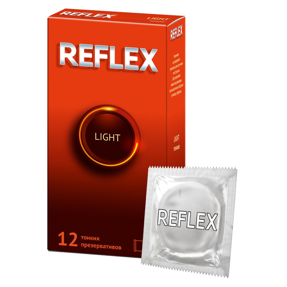 Reflex Презервативы, 12 шт, light фото