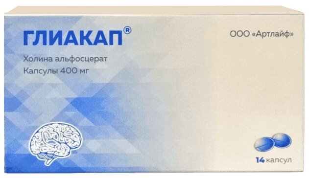 Глиакап, 400 мг, капсулы, 14 шт. фото