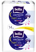 Bella perfecta Ultra night Extra soft, прокладки женские гигиенические, 14 шт, мягкая поверхность фото