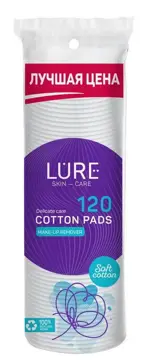 Lure Ватные диски, 120 шт. фото