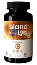 Lysi Омега-3 c витамином D, 1000 МЕ, капсулы, 60 шт. фото