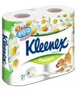 Kleenex Ромашка Туалетная бумага, 4 шт, трехслойная, белого цвета фото