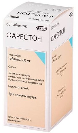 Фарестон, 60 мг, таблетки, 60 шт. фото