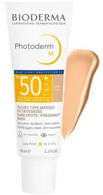 Bioderma Photoderm M Солнцезащитный тонированный крем-гель, крем, 40 мл, 1 шт, SPF50+, светлый оттенок фото