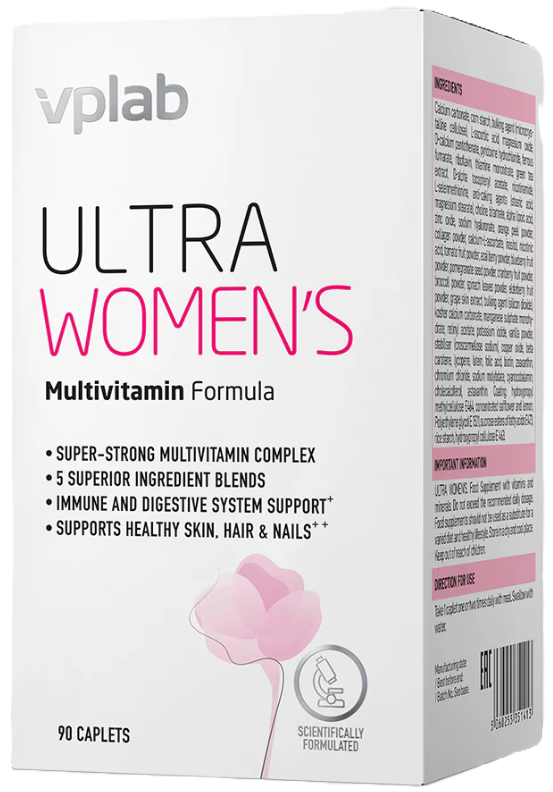 Vplab Ultra Women's Мультивитаминная формула, капсулы, 90 шт. фото