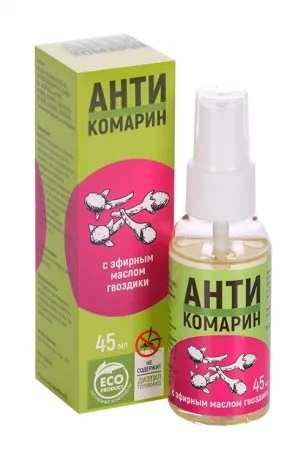 Антикомарин с эфирным маслом гвоздики, 45 мл, 1 шт. фото