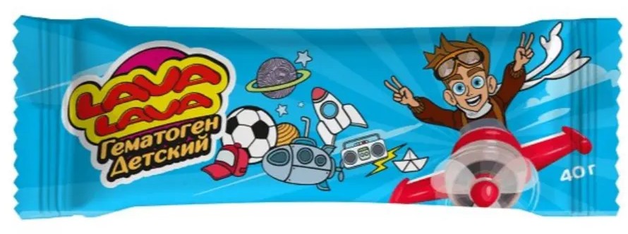 Lava Lava Гематоген детский, плитка, 40 г, 1 шт. фото