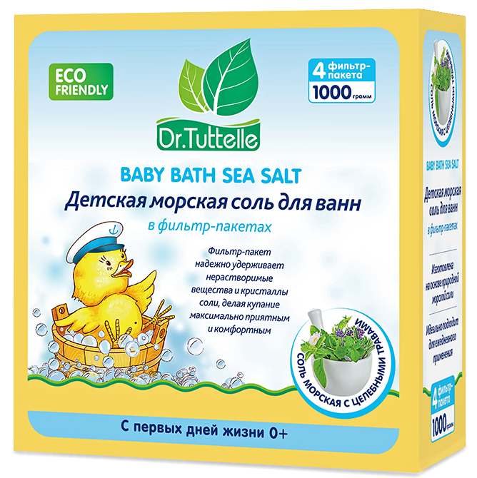 Dr. Tuttelle, соль для ванн, 1000 г, 1 шт, целебные травы фото