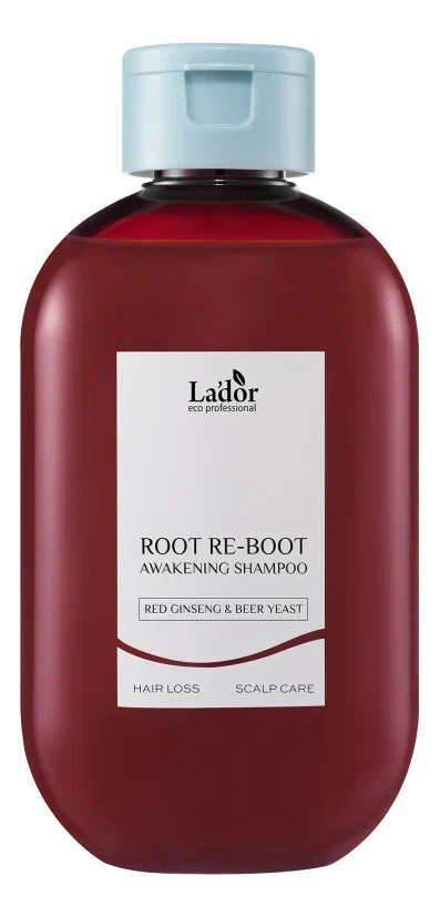 Lador Root Re-boot Awakening Shampoo шампунь с экстрактом корня красного женьшеня, шампунь, 300 мл, 1 шт. фото