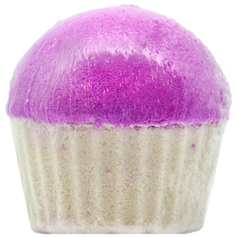 Cafe mimi Гейзер для ванны, 140 г, 1 шт, клубничный капкейк фото