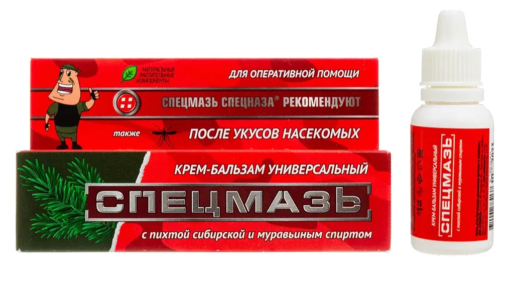 Спецмазь крем-бальзам универсальный, крем-бальзам, 15 мл, 1 шт. фото