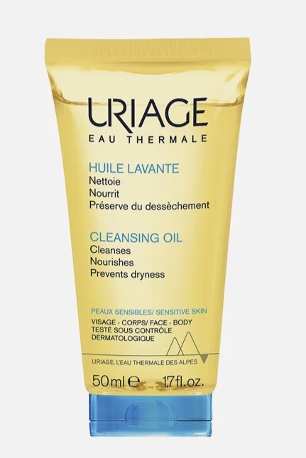 Uriage Huile Lavante, масло для душа, 50 мл, 1 шт, очищающее пенящееся фото