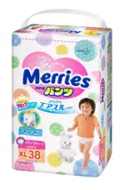 Merries Подгузники-трусики детские, 12-22 кг, 38 шт, р. XL фото