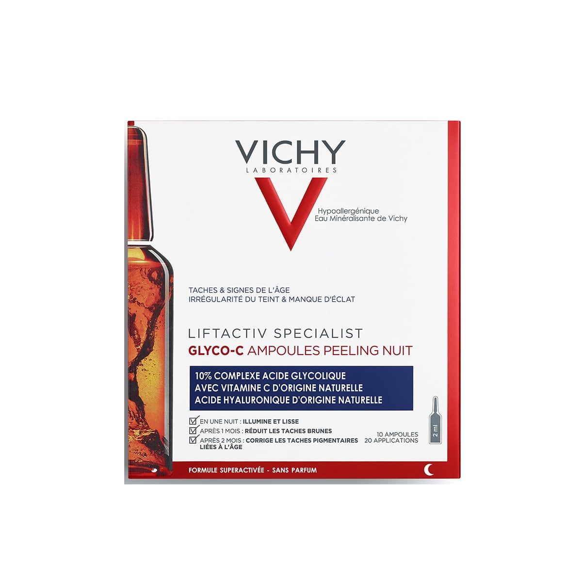 Vichy Liftactiv Specialist Glyco-C Сыворотка-пилинг, сыворотка, 2 мл, 10 шт. фото