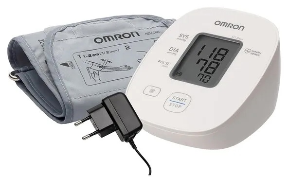 Тонометр автоматический Omron М1 Basic, 1 шт, с адаптером и стандартной манжетой (22-32 см) фото