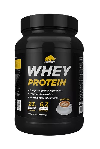 Prime kraft Whey Протеин сывороточный, порошок, 900 г, 1 шт, капучино фото