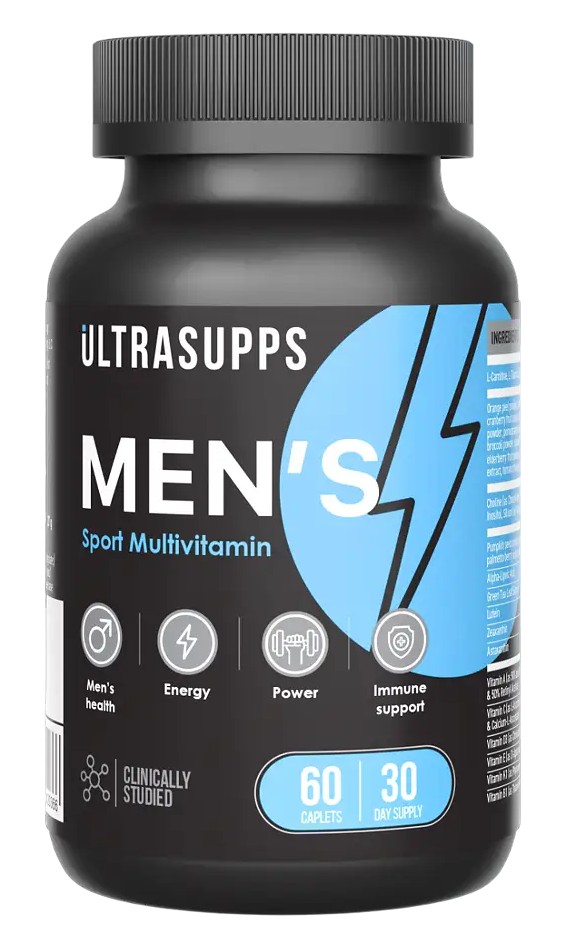 Ультрасаппс Men's Sport Multivitamin витаминно-минеральный комплекс для мужчин, каплеты, 60 шт. фото