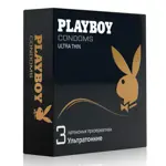 Playboy Презервативы Ultra Thin, 3 шт, ультратонкие фото