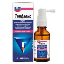 Танфлекс, 0.27 мг/доза, спрей для местного применения дозированный, 120 мл, 1 шт, мята фото