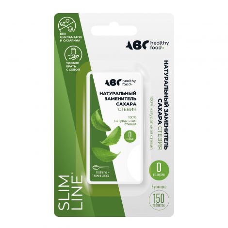 ABC Хэлси Фуд Стевия заменитель сахара, таблетки, 150 шт. фото