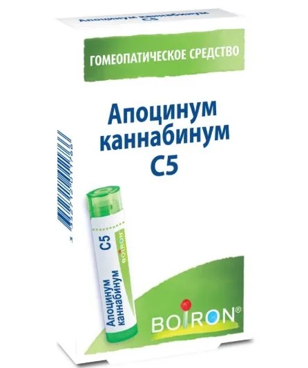 Апоцинум каннабинум С5, гранулы гомеопатические, 4 г, 1 шт. фото